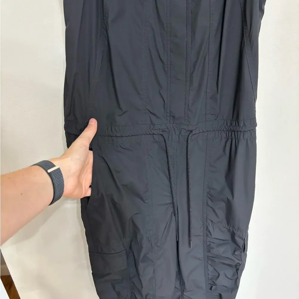 Athleta Canopy Parachute Romper Jumpsuit in Black - Size 2